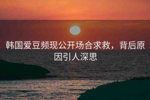 韓國(guó)愛(ài)豆頻現(xiàn)公開(kāi)場(chǎng)合求救，背后原因引人深思