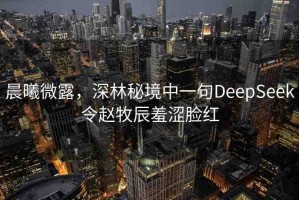 晨曦微露，深林秘境中一句DeepSeek令趙牧辰羞澀臉紅