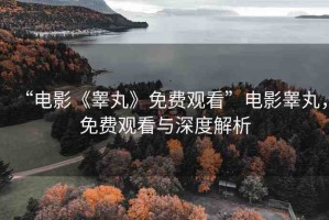 “電影《睪丸》免費觀看”電影睪丸，免費觀看與深度解析