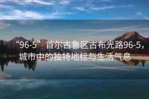 “96-5”首爾古魯區(qū)古布光路96-5，城市中的獨(dú)特地標(biāo)與生活氣息