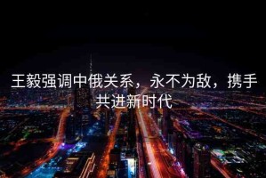 王毅強調(diào)中俄關(guān)系，永不為敵，攜手共進新時代