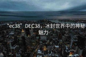 “ec38”DEC38，冰封世界中的神秘魅力