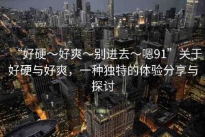 “好硬～好爽～別進去～嗯91”關于好硬與好爽，一種獨特的體驗分享與探討