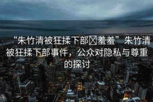 “朱竹清被狂揉下部?羞羞”朱竹清被狂揉下部事件，公眾對隱私與尊重的探討