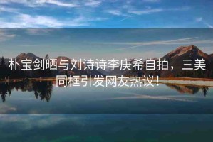 樸寶劍曬與劉詩詩李庚希自拍，三美同框引發(fā)網友熱議！