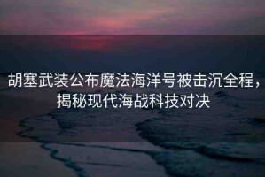 胡塞武裝公布魔法海洋號(hào)被擊沉全程，揭秘現(xiàn)代海戰(zhàn)科技對(duì)決