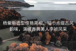楊紫新造型驚艷亮相，幅巾點(diǎn)綴古風(fēng)韻味，演繹古典美人李禎風(fēng)采