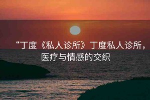“丁度《私人診所》丁度私人診所，醫(yī)療與情感的交織