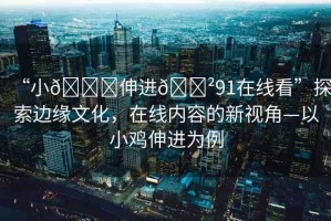 “小??伸進(jìn)??91在線看”探索邊緣文化，在線內(nèi)容的新視角—以小雞伸進(jìn)為例