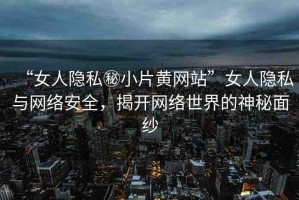 “女人隱私秘小片黃網(wǎng)站”女人隱私與網(wǎng)絡(luò)安全，揭開(kāi)網(wǎng)絡(luò)世界的神秘面紗