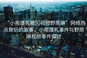 “小南爆乳被?視頻野原琳”網(wǎng)絡(luò)熱點(diǎn)背后的故事，小南爆乳事件與野原琳視頻事件探討