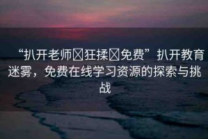 “扒開老師?狂揉?免費”扒開教育迷霧，免費在線學習資源的探索與挑戰(zhàn)