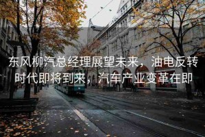 東風(fēng)柳汽總經(jīng)理展望未來，油電反轉(zhuǎn)時(shí)代即將到來，汽車產(chǎn)業(yè)變革在即