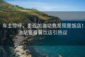 車主驚呼，走近加油站竟發(fā)現(xiàn)是飯店！油站變身餐飲店引熱議