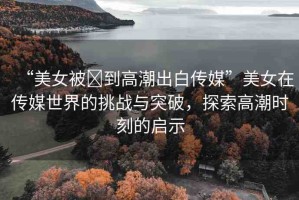 “美女被?到高潮出白傳媒”美女在傳媒世界的挑戰(zhàn)與突破，探索高潮時刻的啟示