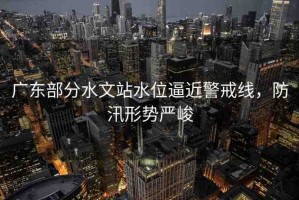 廣東部分水文站水位逼近警戒線，防汛形勢嚴峻
