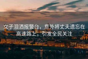 女子淚灑報(bào)警臺(tái)，意外將丈夫遺忘在高速路上，引發(fā)全民關(guān)注