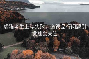 虐貓考生上岸失敗，道德品行問題引發(fā)社會關注