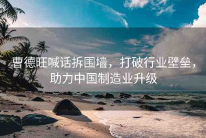 曹德旺喊話拆圍墻，打破行業(yè)壁壘，助力中國(guó)制造業(yè)升級(jí)