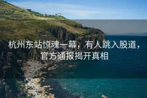 杭州東站驚魂一幕，有人跳入股道，官方通報揭開真相