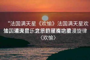 “法國滿天星《歡愉》法國滿天星歡愉，璀璨音樂之旅的璀璨之星
法國滿天星，音樂巨星奏響浪漫旋律〈歡愉〉