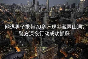 網(wǎng)逃男子攜帶70多萬現(xiàn)金藏匿山洞，警方深夜行動成功抓獲