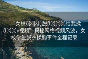 “女校??脫??給我揉??視頻”揭秘網(wǎng)絡(luò)視頻風(fēng)波，女校學(xué)生脫衣揉胸事件全程記錄