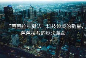 “芭芭拉ち腿法”科技領(lǐng)域的新星，芭芭拉ち的腿法革命