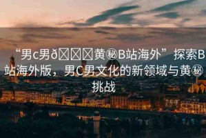 “男c男??黃秘B站海外”探索B站海外版，男C男文化的新領(lǐng)域與黃秘挑戰(zhàn)