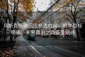 馬斯克明確回應(yīng)參選時間，明年目標(biāo)明確，未來政治之路備受期待