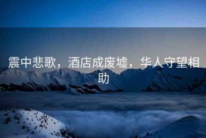震中悲歌，酒店成廢墟，華人守望相助