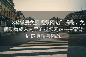 “18秘做爰免費(fèi)視頻網(wǎng)站”揭秘，免費(fèi)觀看成人內(nèi)容的視頻網(wǎng)站—探索背后的真相與挑戰(zhàn)