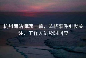 杭州南站驚魂一幕，墜樓事件引發(fā)關(guān)注，工作人員及時(shí)回應(yīng)