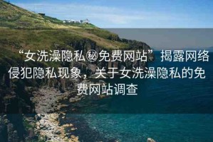 “女洗澡隱私秘免費網(wǎng)站”揭露網(wǎng)絡(luò)侵犯隱私現(xiàn)象，關(guān)于女洗澡隱私的免費網(wǎng)站調(diào)查