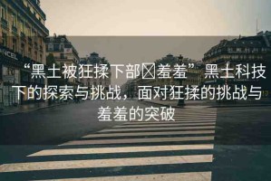 “黑土被狂揉下部?羞羞”黑土科技下的探索與挑戰(zhàn)，面對狂揉的挑戰(zhàn)與羞羞的突破