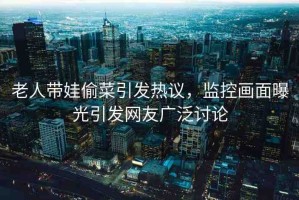 老人帶娃偷菜引發(fā)熱議，監(jiān)控畫面曝光引發(fā)網(wǎng)友廣泛討論
