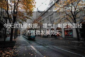 今天這幾組數(shù)據(jù)，提氣！彰顯我國經(jīng)濟(jì)強(qiáng)勁發(fā)展勢頭