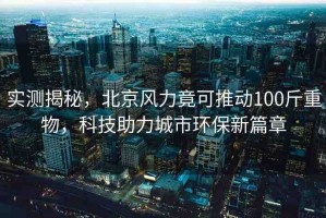 實(shí)測(cè)揭秘，北京風(fēng)力竟可推動(dòng)100斤重物，科技助力城市環(huán)保新篇章