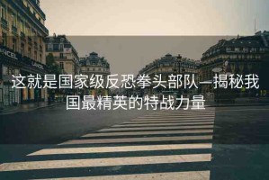 這就是國家級反恐拳頭部隊—揭秘我國最精英的特戰(zhàn)力量