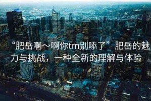 “肥岳啊～啊你tm別?了”肥岳的魅力與挑戰(zhàn)，一種全新的理解與體驗(yàn)