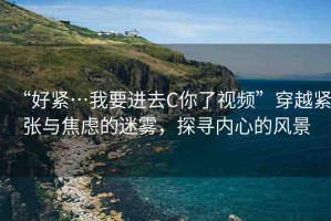“好緊…我要進(jìn)去C你了視頻”穿越緊張與焦慮的迷霧，探尋內(nèi)心的風(fēng)景