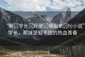“啊?學(xué)長?好硬?拔出來?h)小說”學(xué)長，那抹堅韌不拔的熱血青春