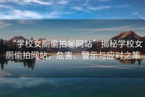 “學校女廁偷拍秘網站”揭秘學校女廁偷拍網站，危害、警示與應對之策