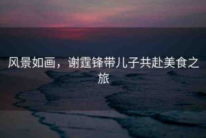 風景如畫，謝霆鋒帶兒子共赴美食之旅