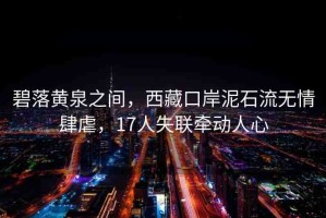 碧落黃泉之間，西藏口岸泥石流無(wú)情肆虐，17人失聯(lián)牽動(dòng)人心