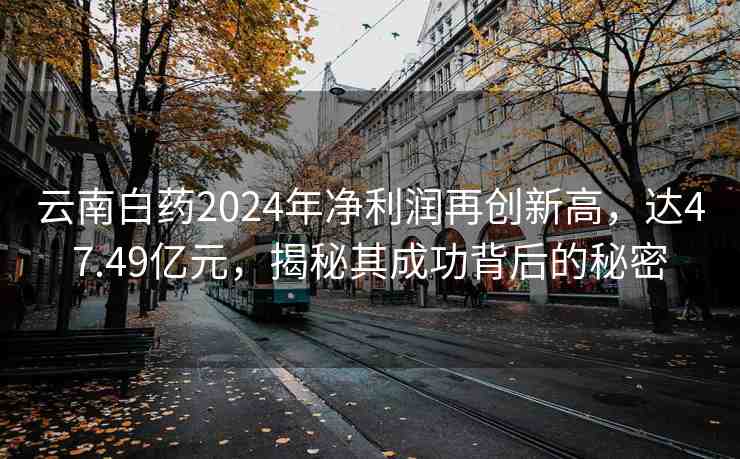 云南白藥2024年凈利潤(rùn)再創(chuàng)新高，達(dá)47.49億元，揭秘其成功背后的秘密