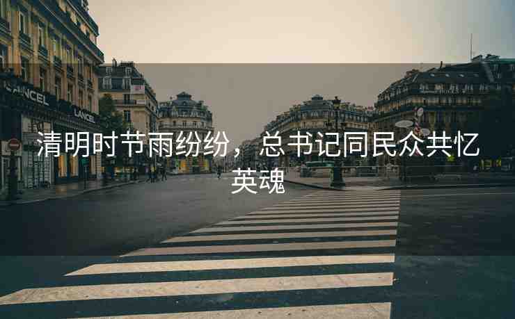 清明時節(jié)雨紛紛，總書記同民眾共憶英魂
