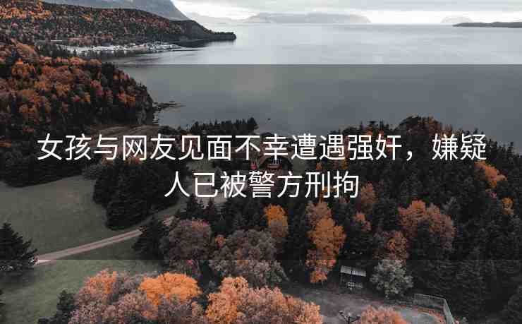 女孩與網(wǎng)友見面不幸遭遇強奸，嫌疑人已被警方刑拘