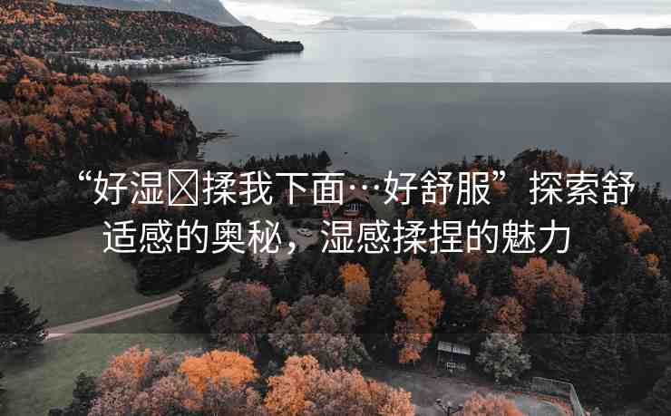 “好濕?揉我下面…好舒服”探索舒適感的奧秘，濕感揉捏的魅力