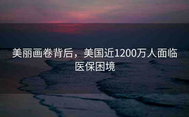 美麗畫(huà)卷背后，美國(guó)近1200萬(wàn)人面臨醫(yī)保困境